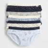 Slips bikini en coton stretch bio pour enfants (lot de 5)