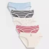 Slips bikini en coton stretch bio pour enfants (lot de 5)