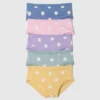 Slips bikini en coton stretch bio pour tout-petits (lot de 5)