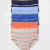 Slips pour enfants en coton stretch bio (lot de 5)