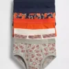 Slips pour enfants en coton stretch bio (lot de 5)