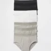 Slips pour enfants en coton stretch bio (lot de 7)