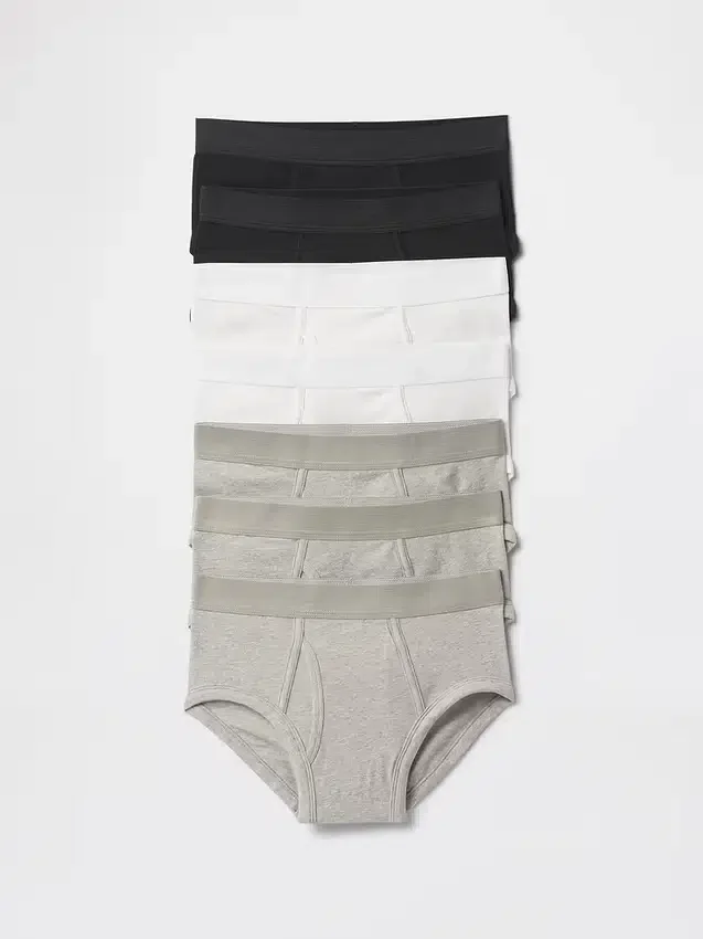 Slips pour enfants en coton stretch bio (lot de 7)