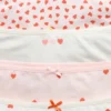 Slips taille basse en coton stretch bio pour enfants (lot de 5)