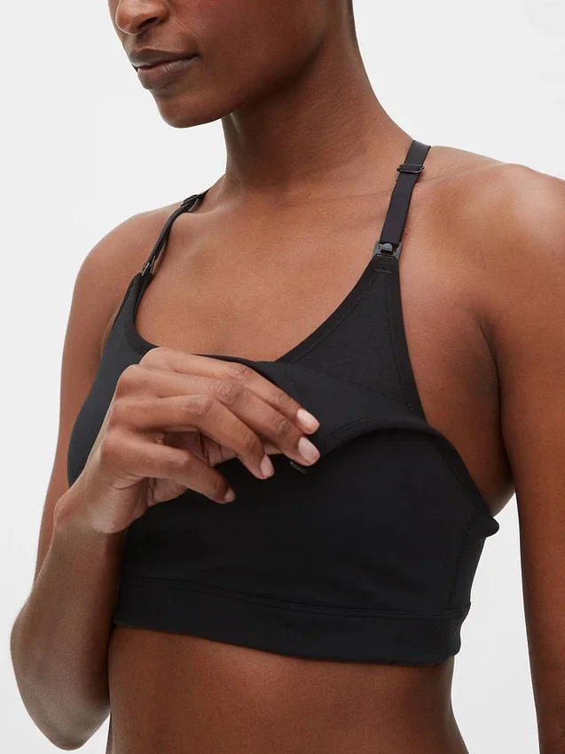 Soutien-gorge de sport de maternité GapFit « Blackout » pour activités à faible impact
