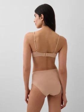 Soutien-gorge non doublé en coton bio extensible