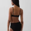 Soutien-gorge non doublé en coton bio extensible