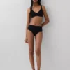 Soutien-gorge non doublé en coton bio extensible
