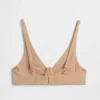 Soutien-gorge non doublé en coton bio extensible