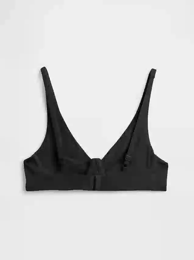 Soutien-gorge non doublé en coton bio extensible