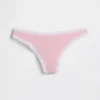 String en coton bio extensible avec bordure en dentelle