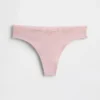 String en coton bio extensible avec bordure en dentelle