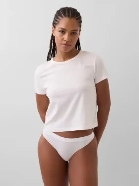 String en coton stretch bio avec logo