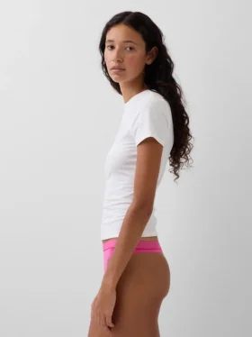String en coton stretch bio avec logo