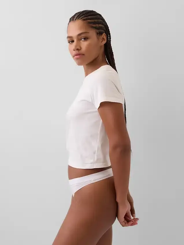 String en coton stretch bio avec logo