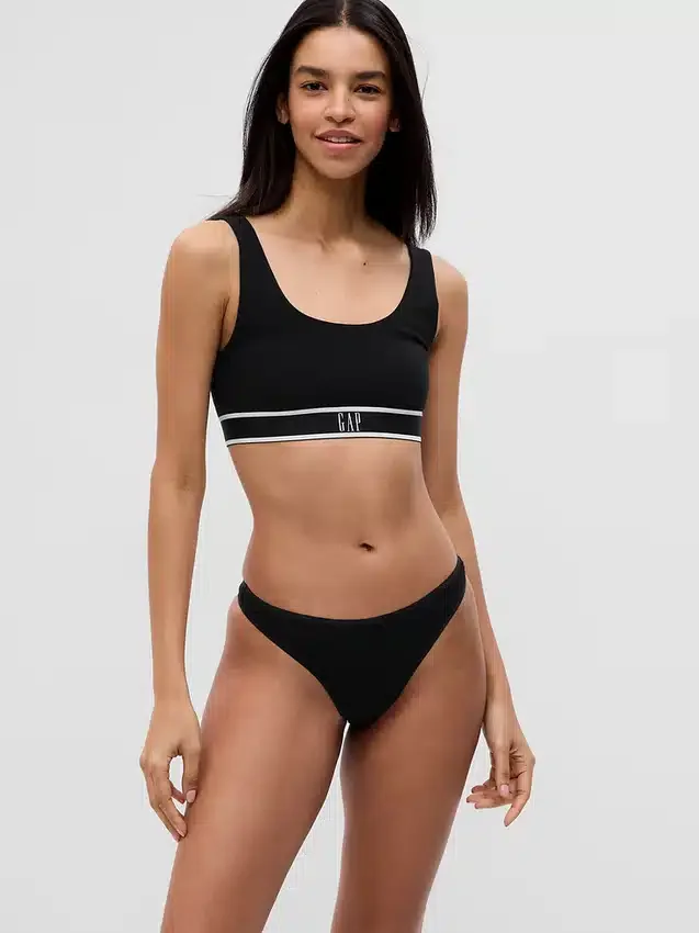 String en coton stretch bio (lot de 3)