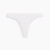 String en coton stretch bio ultra-doux avec bordure en dentelle