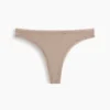 String en coton stretch bio ultra-doux avec bordure en dentelle