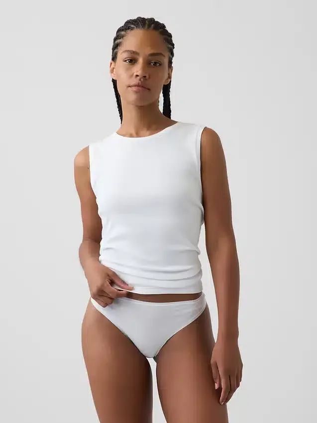 String en coton stretch bio ultra-doux (lot de 3)