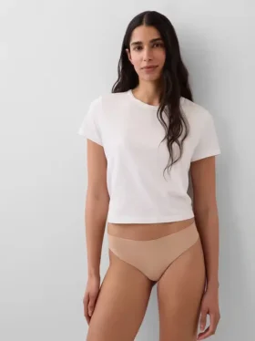String invisible en coton stretch biologique