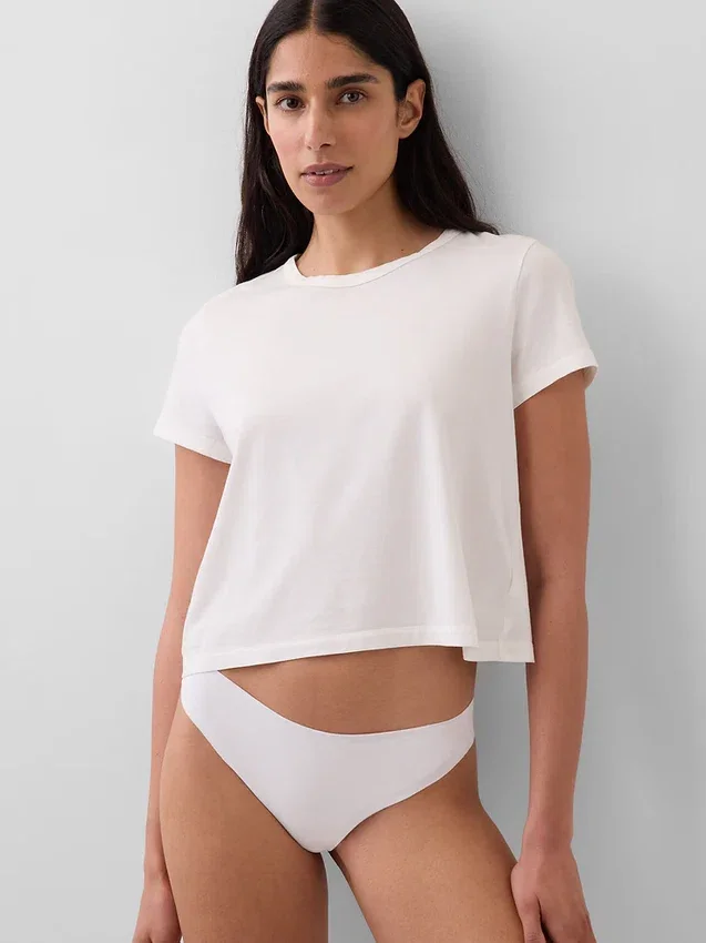 String invisible en coton stretch biologique