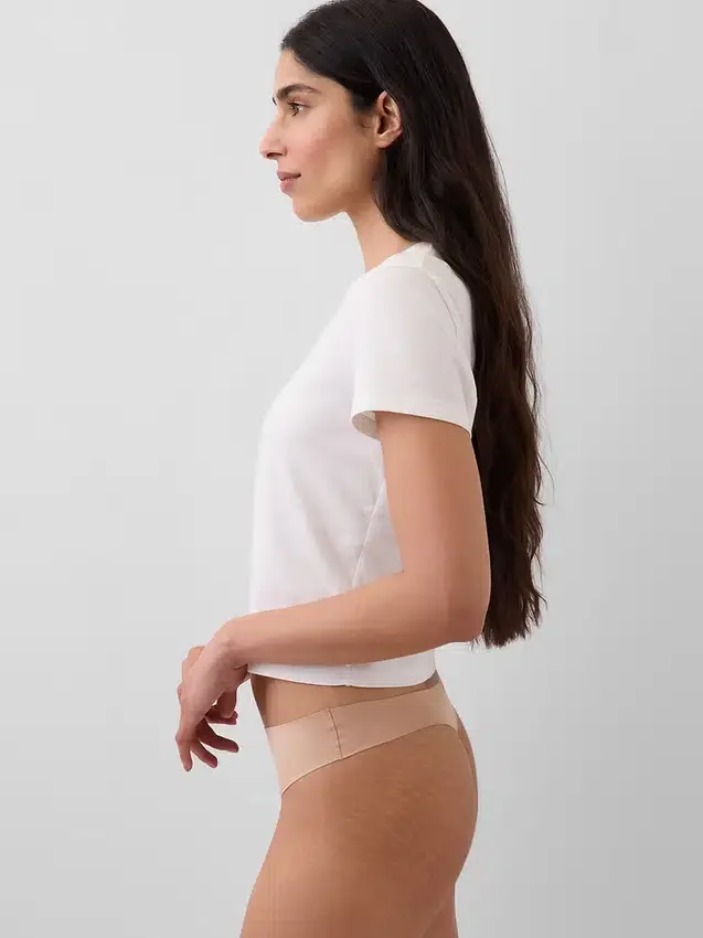 String invisible en coton stretch biologique