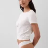 String invisible en coton stretch biologique