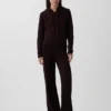 Pantalon en maille torsadée CashSoft
