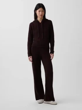 Pantalon en maille torsadée CashSoft