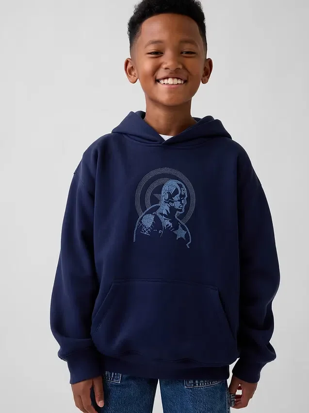 Sweat à capuche ample Marvel Vintagesoft pour enfants