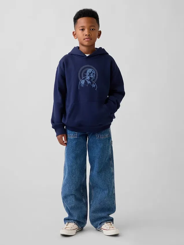 Sweat à capuche ample Marvel Vintagesoft pour enfants