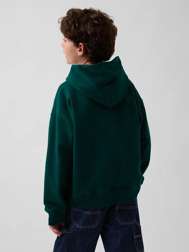Sweat à capuche ample pour enfant Vintagesoft avec logo Brannan Bear