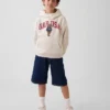 Sweat à capuche ample pour enfant Vintagesoft avec logo Brannan Bear