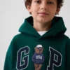 Sweat à capuche ample pour enfant Vintagesoft avec logo Brannan Bear