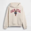 Sweat à capuche ample pour enfant Vintagesoft avec logo Brannan Bear