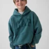 Sweat à capuche ample pour enfants Vintagesoft avec logo