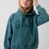 Sweat à capuche ample pour enfants Vintagesoft avec logo