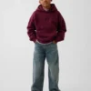 Sweat à capuche ample pour enfants Vintagesoft avec logo