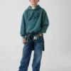 Sweat à capuche ample pour enfants Vintagesoft avec logo