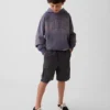 Sweat à capuche ample pour enfants Vintagesoft avec logo