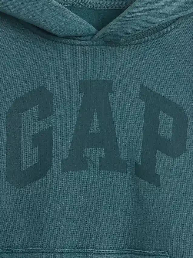 Sweat à capuche ample pour enfants Vintagesoft avec logo