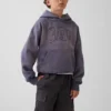 Sweat à capuche ample pour enfants Vintagesoft avec logo