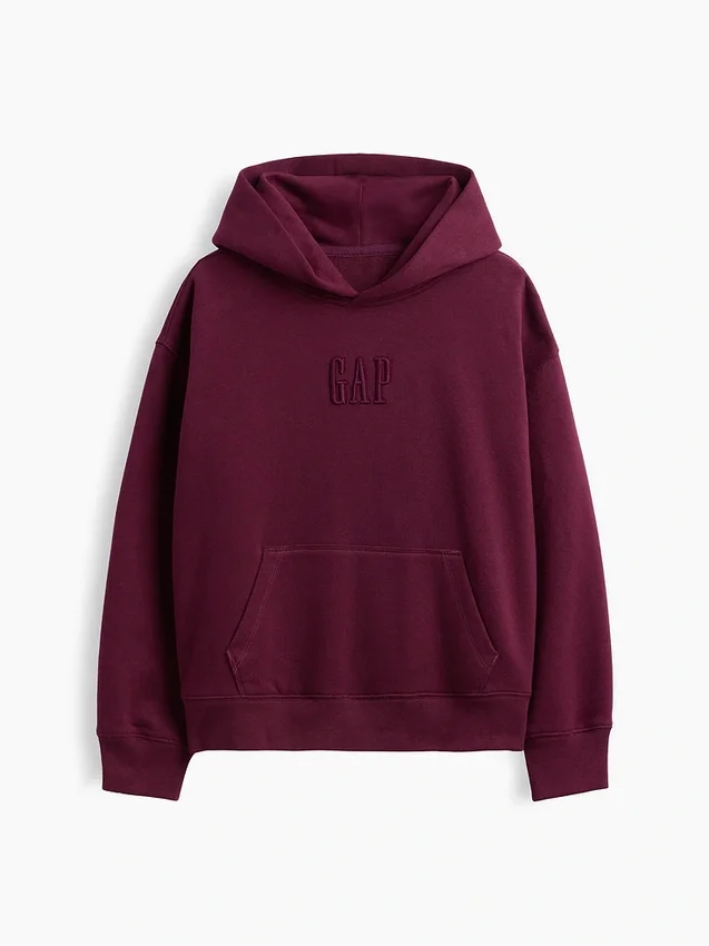 Sweat à capuche ample pour enfants Vintagesoft avec logo