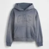 Sweat à capuche ample pour enfants Vintagesoft avec logo