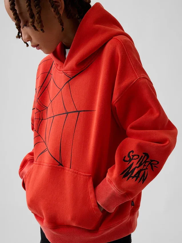 Sweat à capuche ample Spider-Man Vintagesoft pour enfants