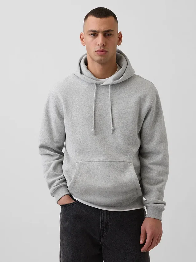 Sweat à capuche ample Vintagesoft pour adulte