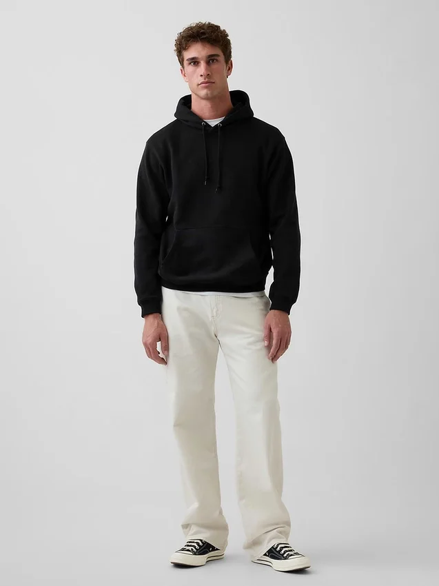 Sweat à capuche ample Vintagesoft pour adulte