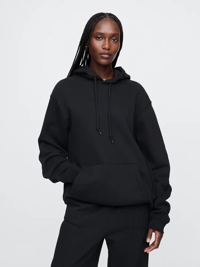 Sweat à capuche ample Vintagesoft pour adulte