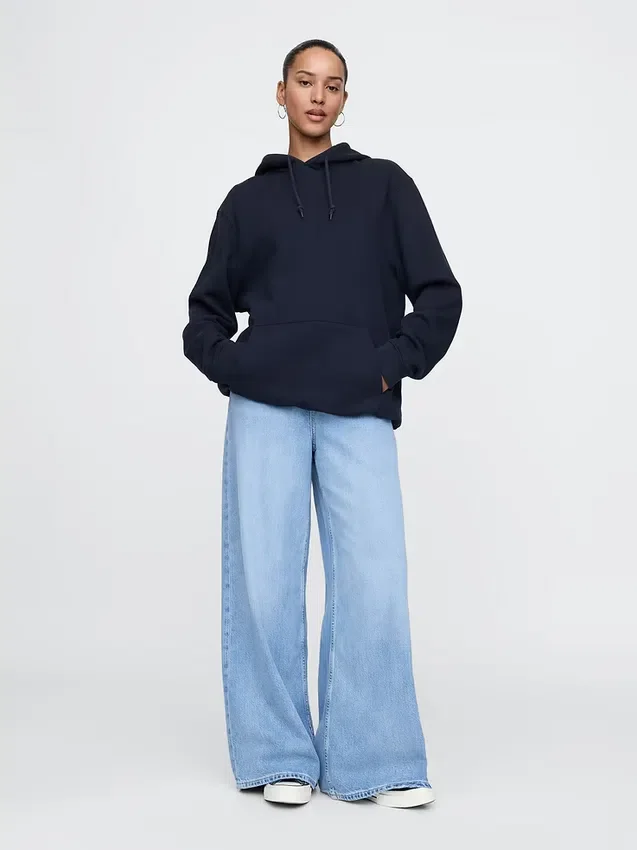 Sweat à capuche ample Vintagesoft pour adulte