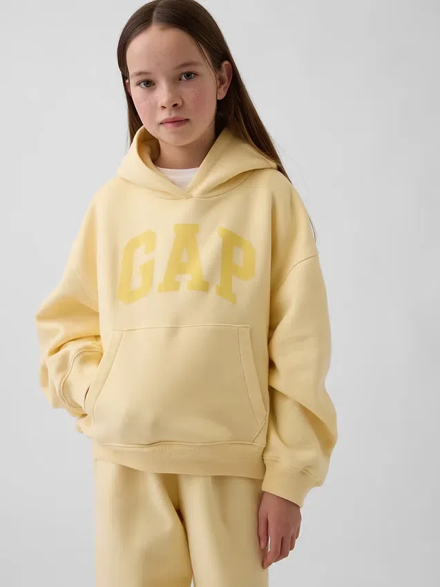 Sweat à capuche ample Vintagesoft pour enfants